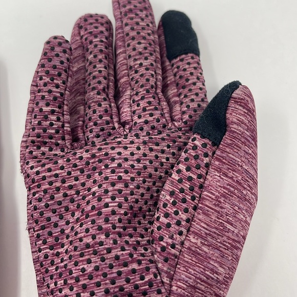FREE COUNTRY: Burgundy Gloves; Thinsulate Non-Slip Grip Softshell, Size: S/M - Picture 7 of 8